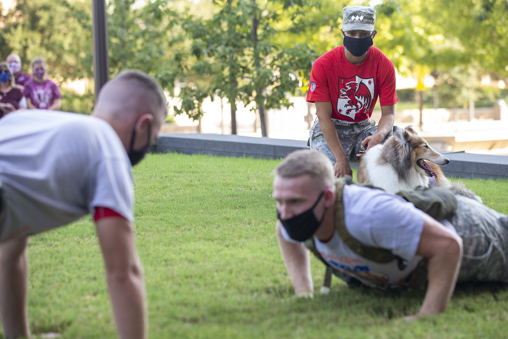 Reveille IX handler ceremony